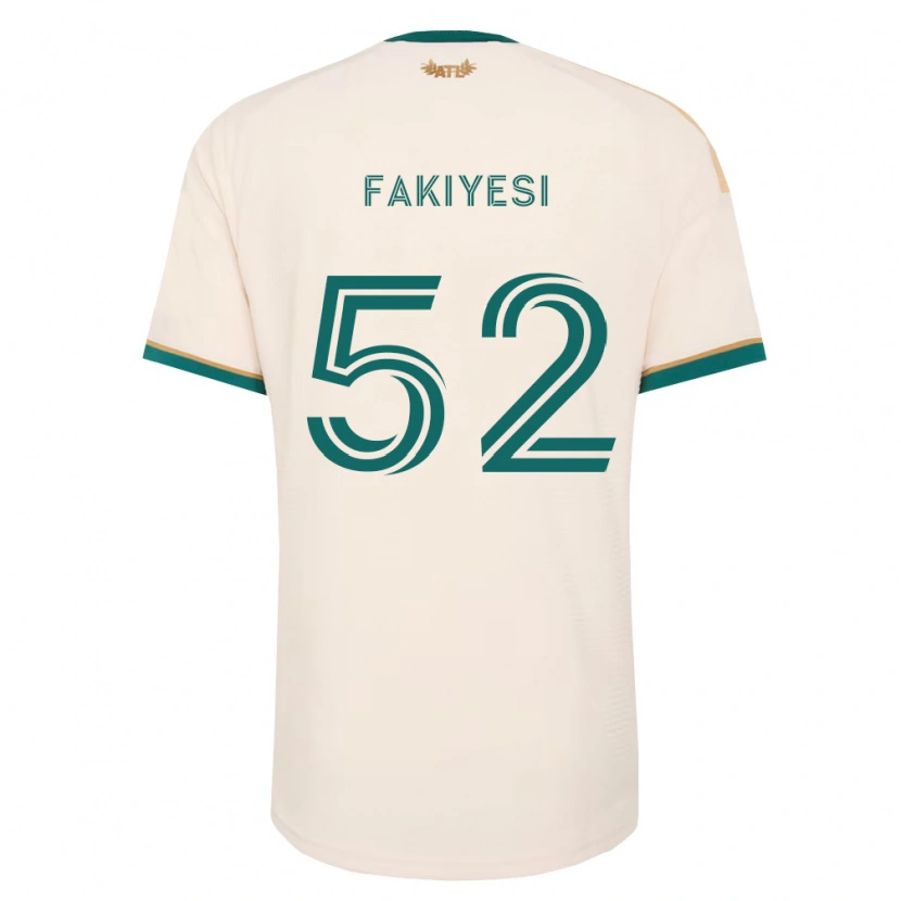 Danxen Kinder Seyi Fakiyesi #52 Champagner Grün Auswärtstrikot Trikot 2026/27 T-Shirt Schweiz