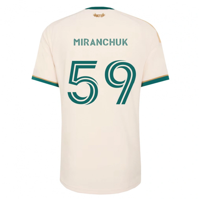 Danxen Kinder Aleksey Miranchuk #59 Champagner Grün Auswärtstrikot Trikot 2026/27 T-Shirt Schweiz