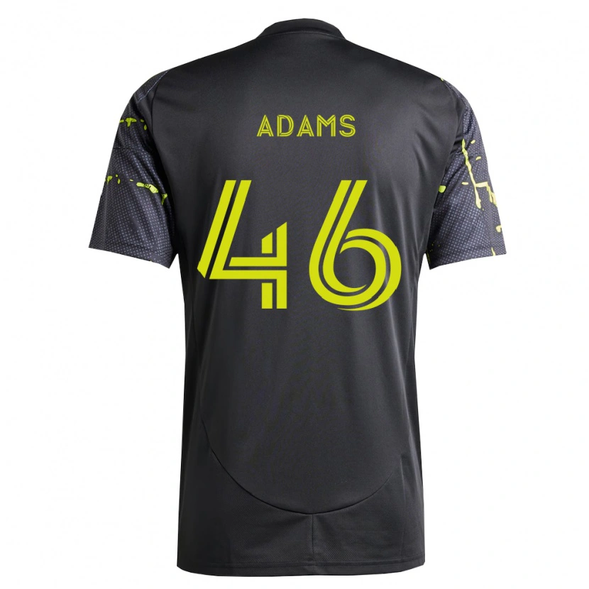 Danxen Kinder Chase Adams #46 Fluoreszierendes Gelb Schwarz Auswärtstrikot Trikot 2026/27 T-Shirt Schweiz
