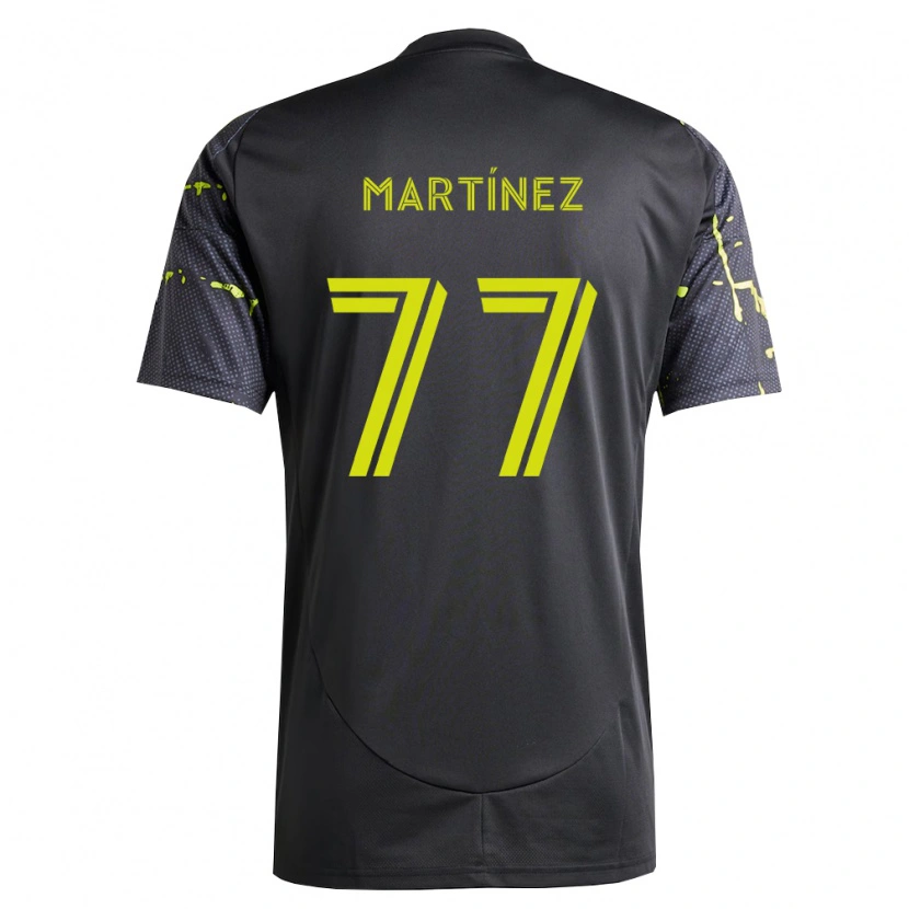 Danxen Kinder Josef Martínez #77 Fluoreszierendes Gelb Schwarz Auswärtstrikot Trikot 2026/27 T-Shirt Schweiz