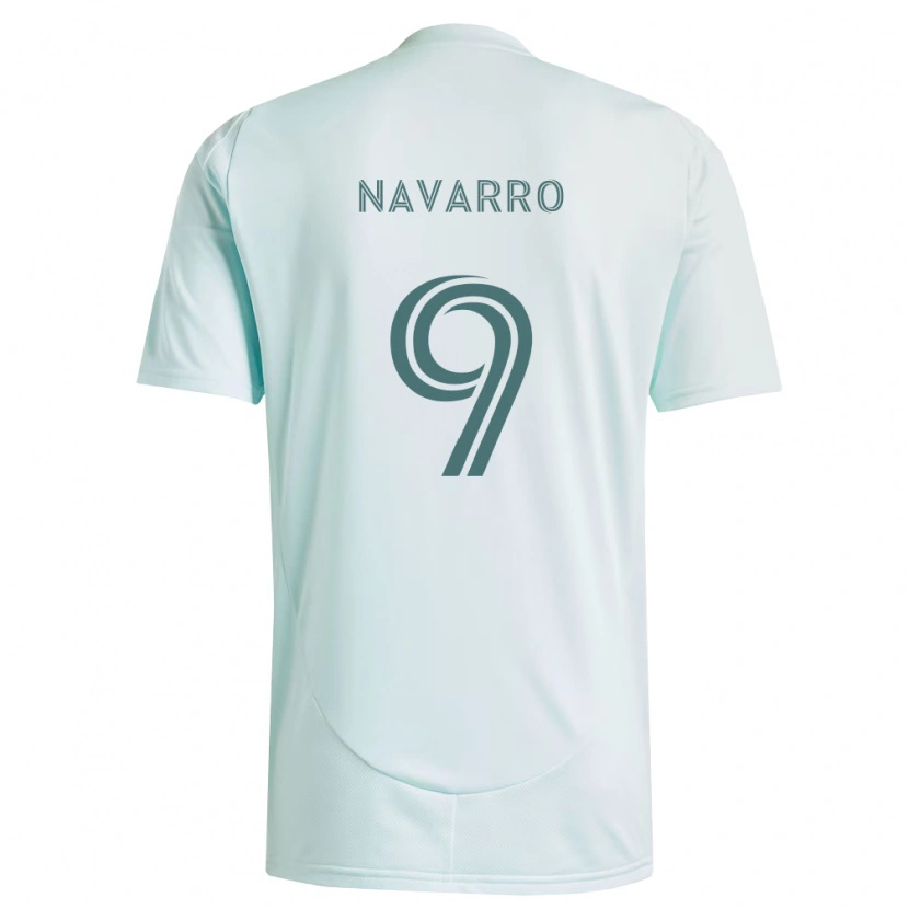 Danxen Kinder Rafael Navarro #9 Weiß Hellgrün Auswärtstrikot Trikot 2026/27 T-Shirt Schweiz
