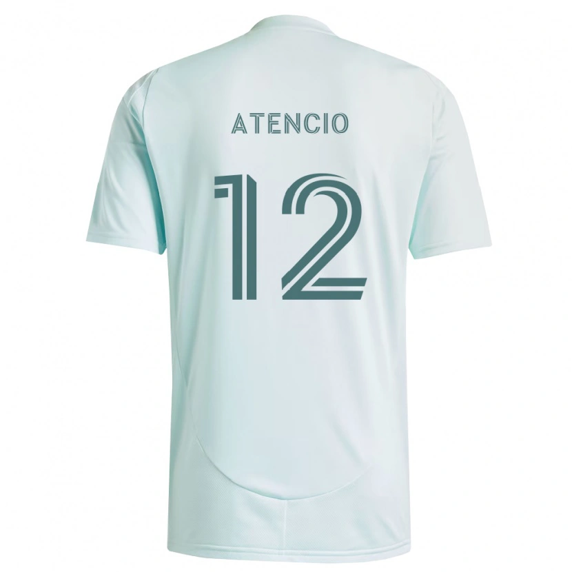 Danxen Kinder Josh Atencio #12 Weiß Hellgrün Auswärtstrikot Trikot 2026/27 T-Shirt Schweiz