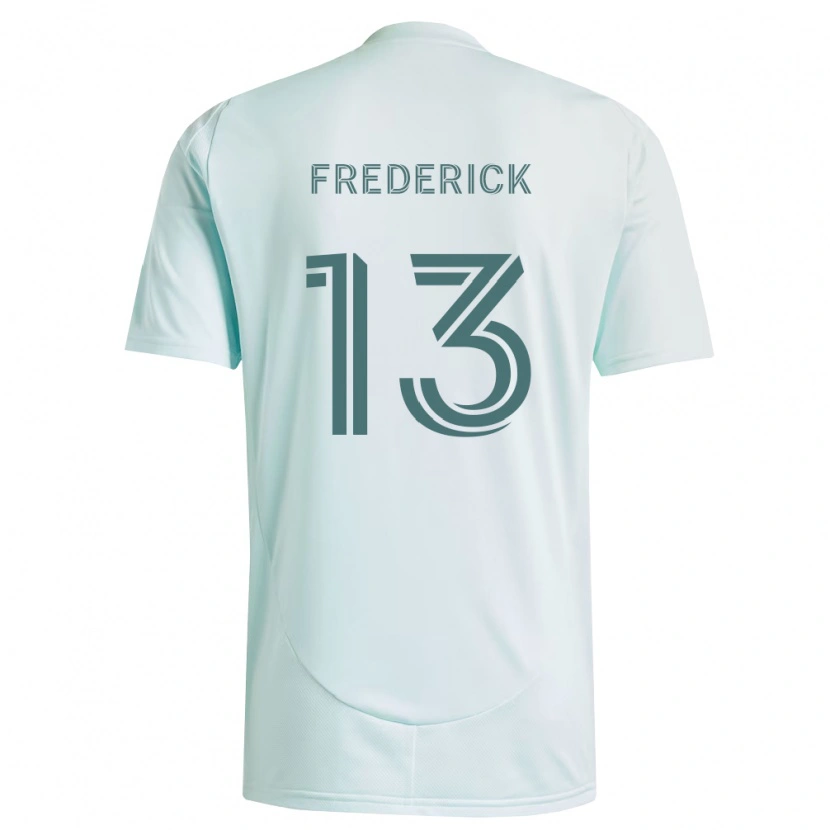 Danxen Kinder Wayne Frederick #13 Weiß Hellgrün Auswärtstrikot Trikot 2026/27 T-Shirt Schweiz