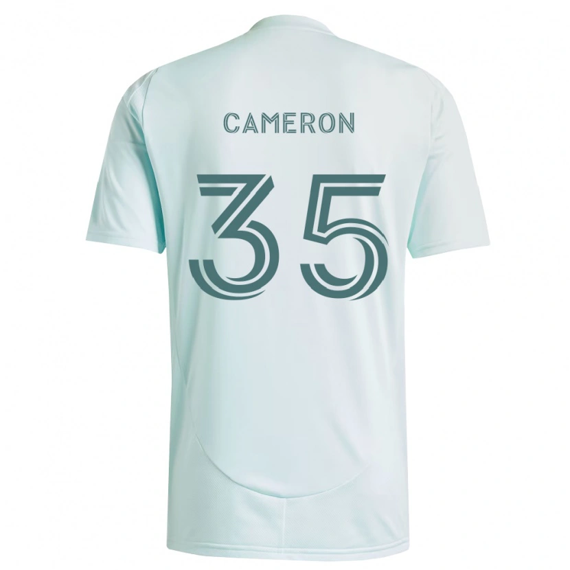 Danxen Kinder James Cameron #35 Weiß Hellgrün Auswärtstrikot Trikot 2026/27 T-Shirt Schweiz