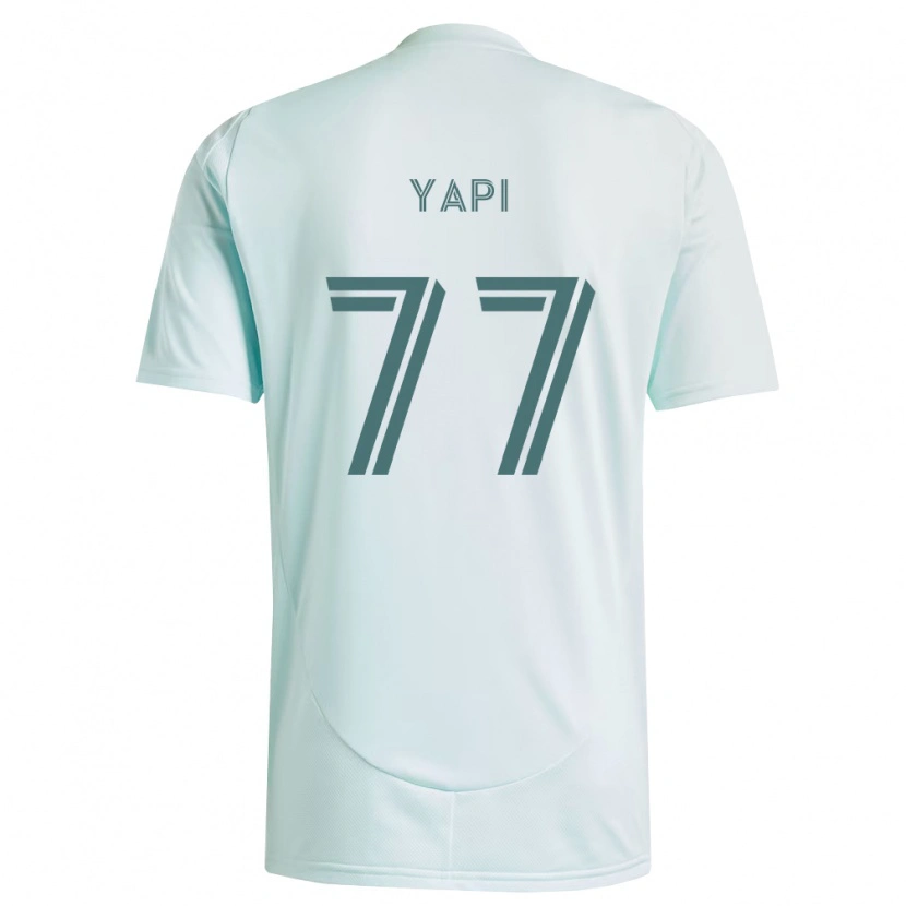 Danxen Kinder Darren Yapi #77 Weiß Hellgrün Auswärtstrikot Trikot 2026/27 T-Shirt Schweiz