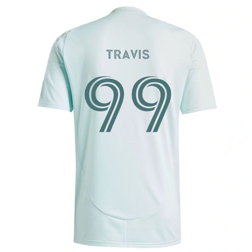 Danxen Kinder Jackson Travis #99 Weiß Hellgrün Auswärtstrikot Trikot 2026/27 T-Shirt Schweiz