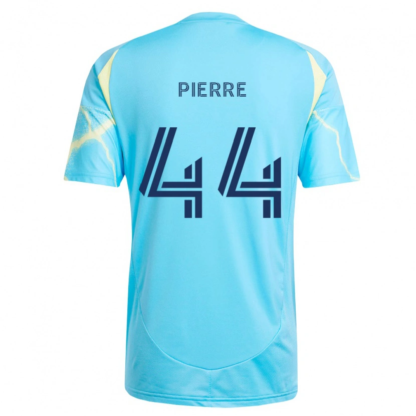 Danxen Kinder Neil Pierre #44 Hellblau Schwarz Hellgelb Auswärtstrikot Trikot 2026/27 T-Shirt Schweiz