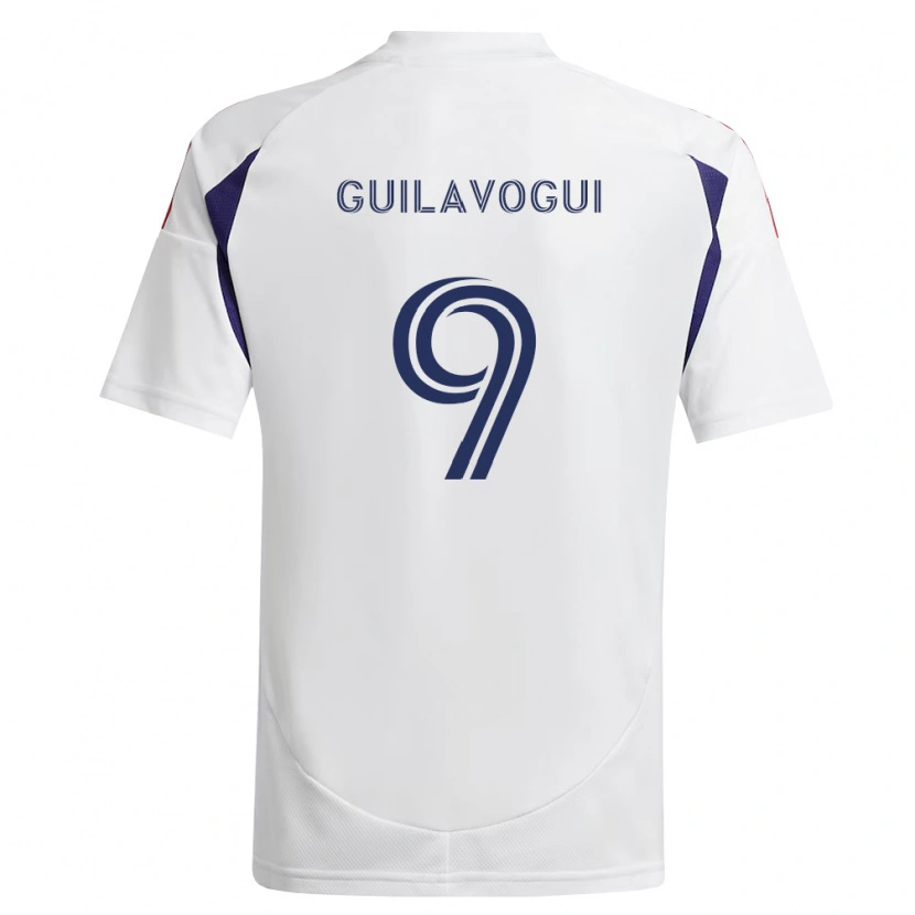 Danxen Kinder Morgan Guilavogui #9 Königsblau Rot Braun Auswärtstrikot Trikot 2026/27 T-Shirt Schweiz