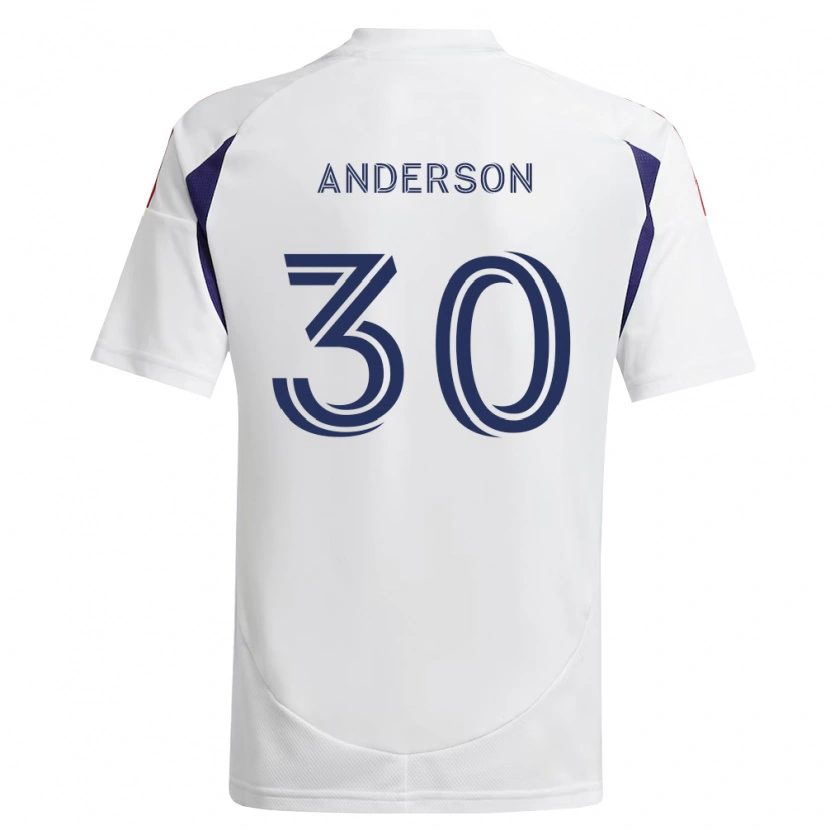 Danxen Kinder Owen Anderson #30 Königsblau Rot Braun Auswärtstrikot Trikot 2026/27 T-Shirt Schweiz