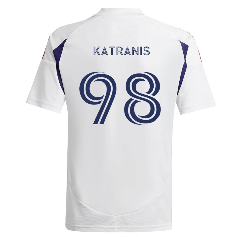 Danxen Kinder Alexandros Katranis #98 Königsblau Rot Braun Auswärtstrikot Trikot 2026/27 T-Shirt Schweiz