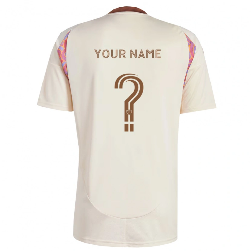 Danxen Kinder Ihren Namen #0 Off-Weiß Pink Auswärtstrikot Trikot 2026/27 T-Shirt Schweiz