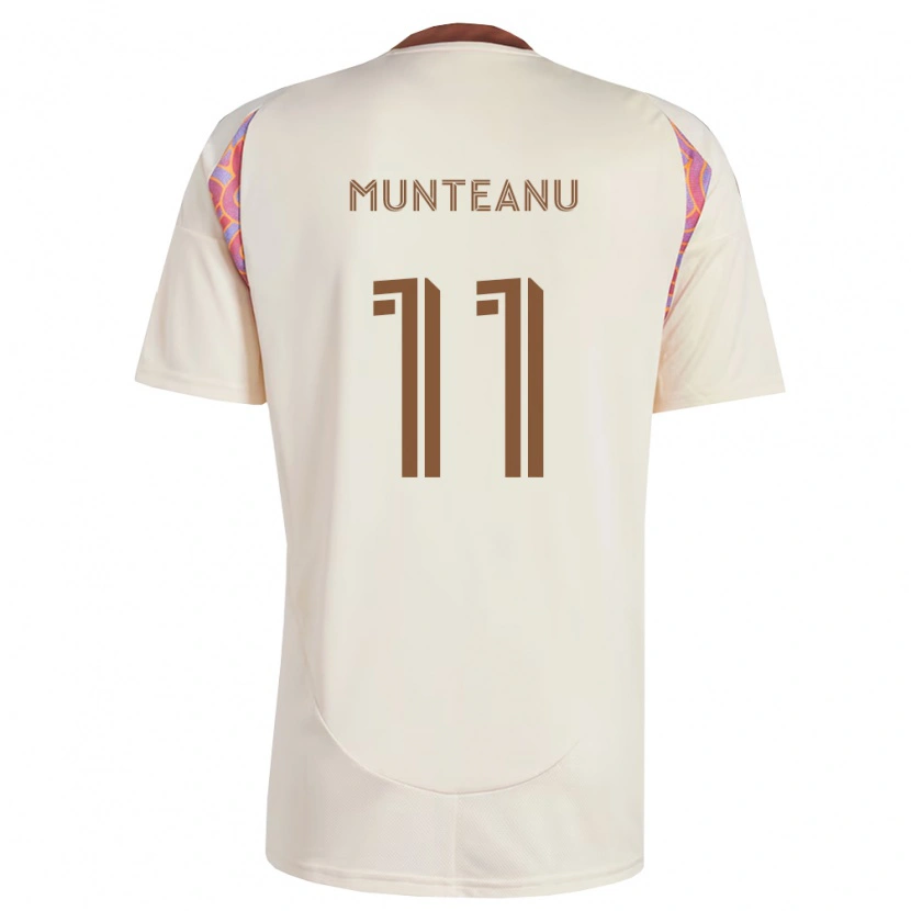 Danxen Kinder Louis Munteanu #11 Off-Weiß Pink Auswärtstrikot Trikot 2026/27 T-Shirt Schweiz