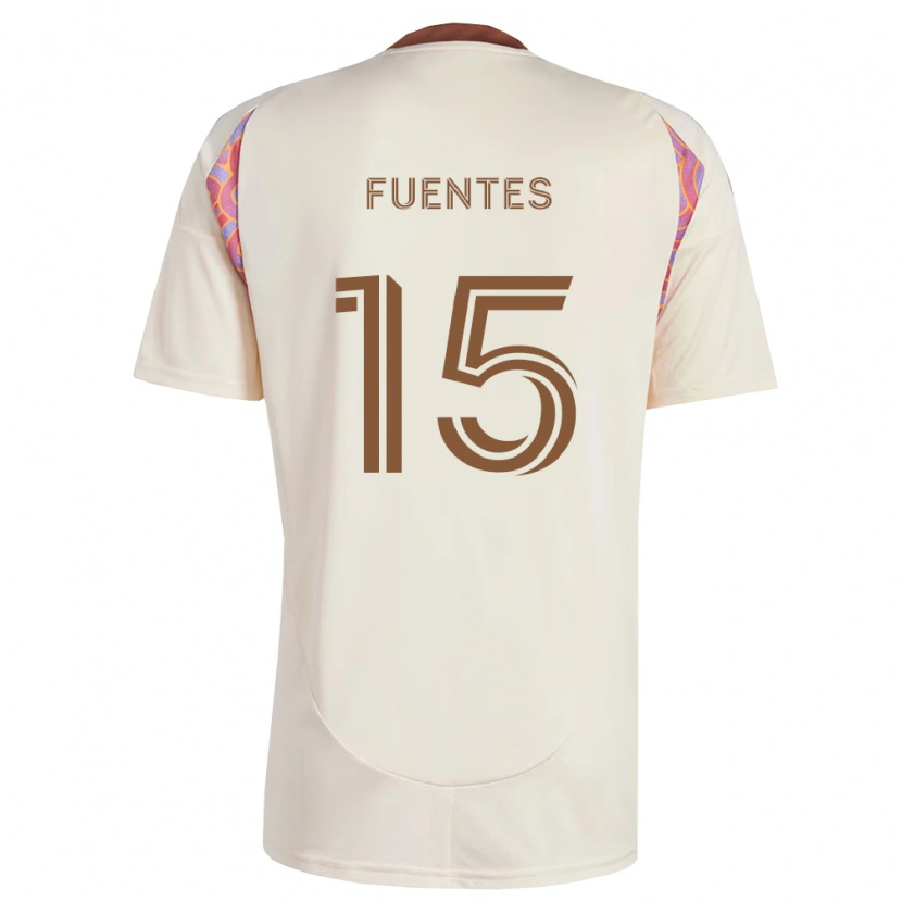 Danxen Kinder Gabriel Fuentes #15 Off-Weiß Pink Auswärtstrikot Trikot 2026/27 T-Shirt Schweiz