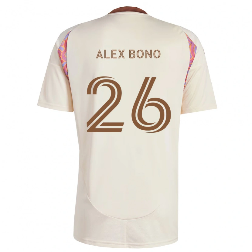 Danxen Kinder Alex Bono #26 Off-Weiß Pink Auswärtstrikot Trikot 2026/27 T-Shirt Schweiz