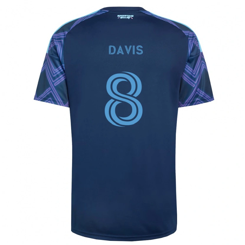 Danxen Kinder Jake Davis #8 Königsblau Violett Auswärtstrikot Trikot 2026/27 T-Shirt Schweiz