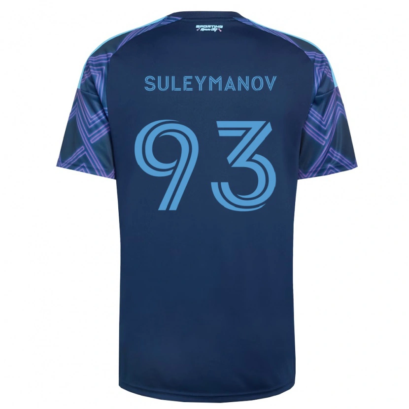 Danxen Kinder Shapi Suleymanov #93 Königsblau Violett Auswärtstrikot Trikot 2026/27 T-Shirt Schweiz