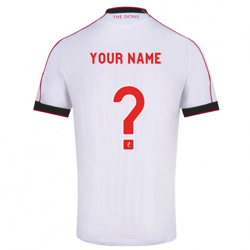 Danxen Kinder Ihren Namen #0 Schwarz Rot Weiß Auswärtstrikot Trikot 2026/27 T-Shirt Schweiz