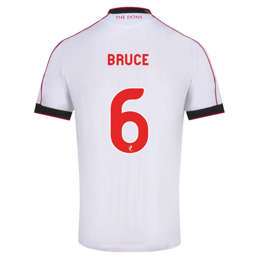 Danxen Kinder Natasha Bruce #6 Schwarz Rot Weiß Auswärtstrikot Trikot 2026/27 T-Shirt Schweiz