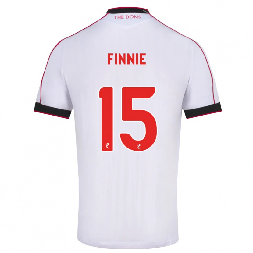 Danxen Kinder Maddison Finnie #15 Schwarz Rot Weiß Auswärtstrikot Trikot 2026/27 T-Shirt Schweiz