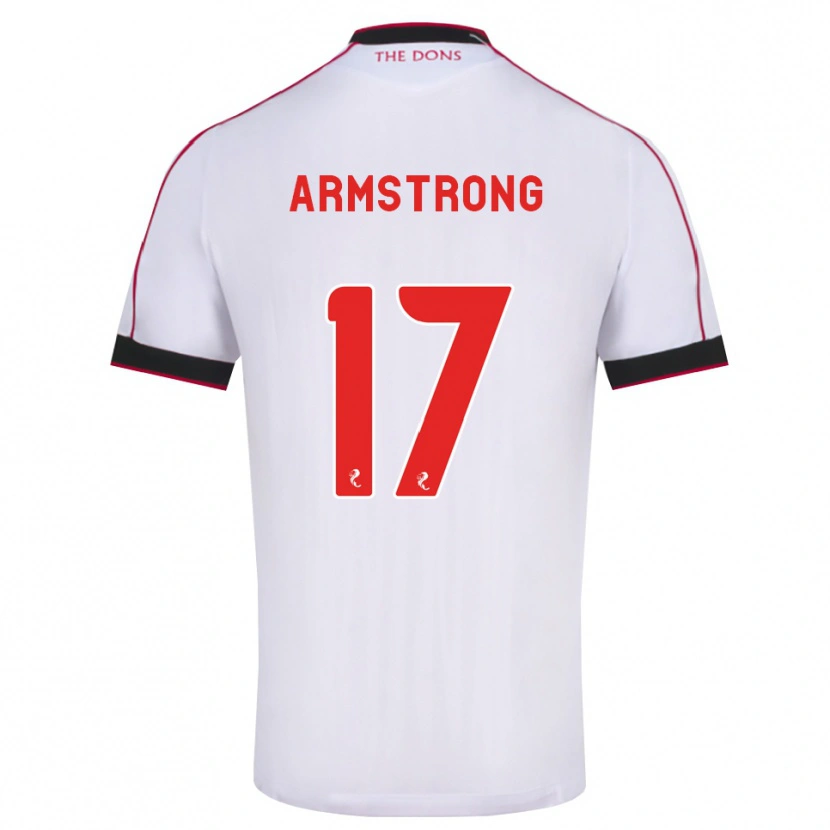Danxen Kinder Stuart Armstrong #17 Schwarz Rot Weiß Auswärtstrikot Trikot 2026/27 T-Shirt Schweiz