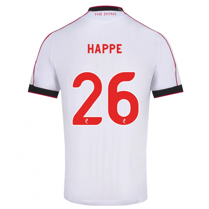 Danxen Kinder Dan Happe #26 Schwarz Rot Weiß Auswärtstrikot Trikot 2026/27 T-Shirt Schweiz
