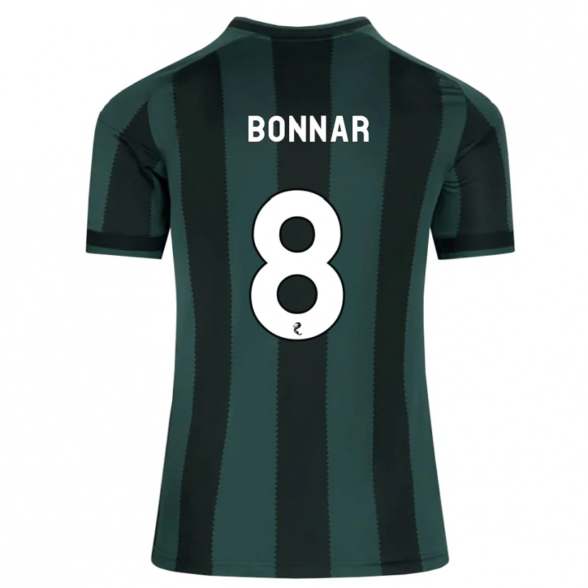 Danxen Kinder Jude Bonnar #8 Dunkles Schiefergrau Schwarz Auswärtstrikot Trikot 2026/27 T-Shirt Schweiz