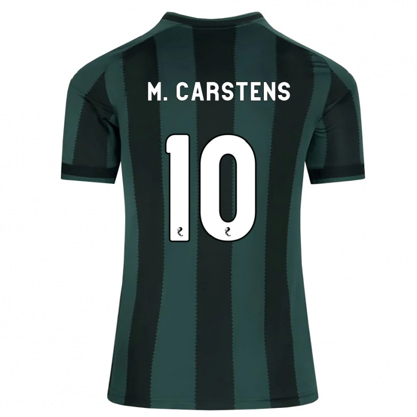 Danxen Kinder Mathilde Carstens #10 Dunkles Schiefergrau Schwarz Auswärtstrikot Trikot 2026/27 T-Shirt Schweiz