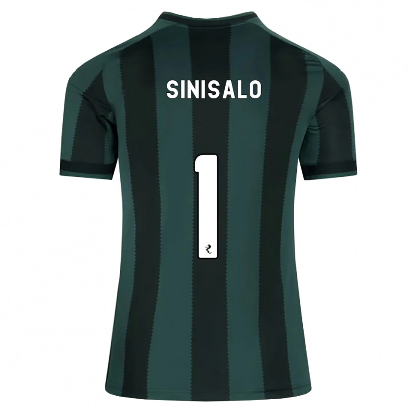Danxen Kinder Viljami Sinisalo #1 Dunkles Schiefergrau Schwarz Auswärtstrikot Trikot 2026/27 T-Shirt Schweiz
