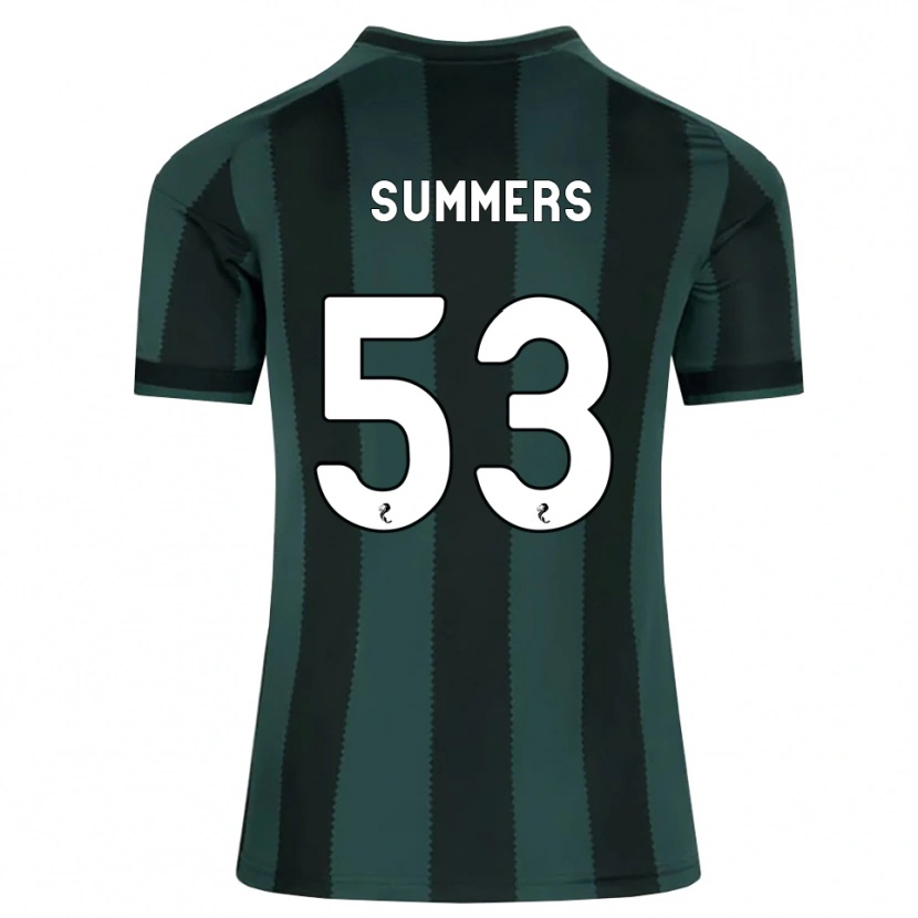 Danxen Kinder Ben Summers #53 Dunkles Schiefergrau Schwarz Auswärtstrikot Trikot 2026/27 T-Shirt Schweiz