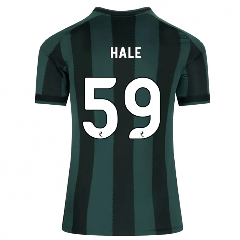 Danxen Kinder Finlay Hale #59 Dunkles Schiefergrau Schwarz Auswärtstrikot Trikot 2026/27 T-Shirt Schweiz