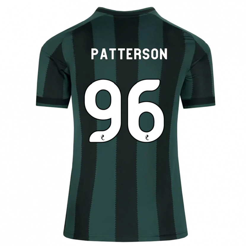 Danxen Kinder Cameron Patterson #96 Dunkles Schiefergrau Schwarz Auswärtstrikot Trikot 2026/27 T-Shirt Schweiz