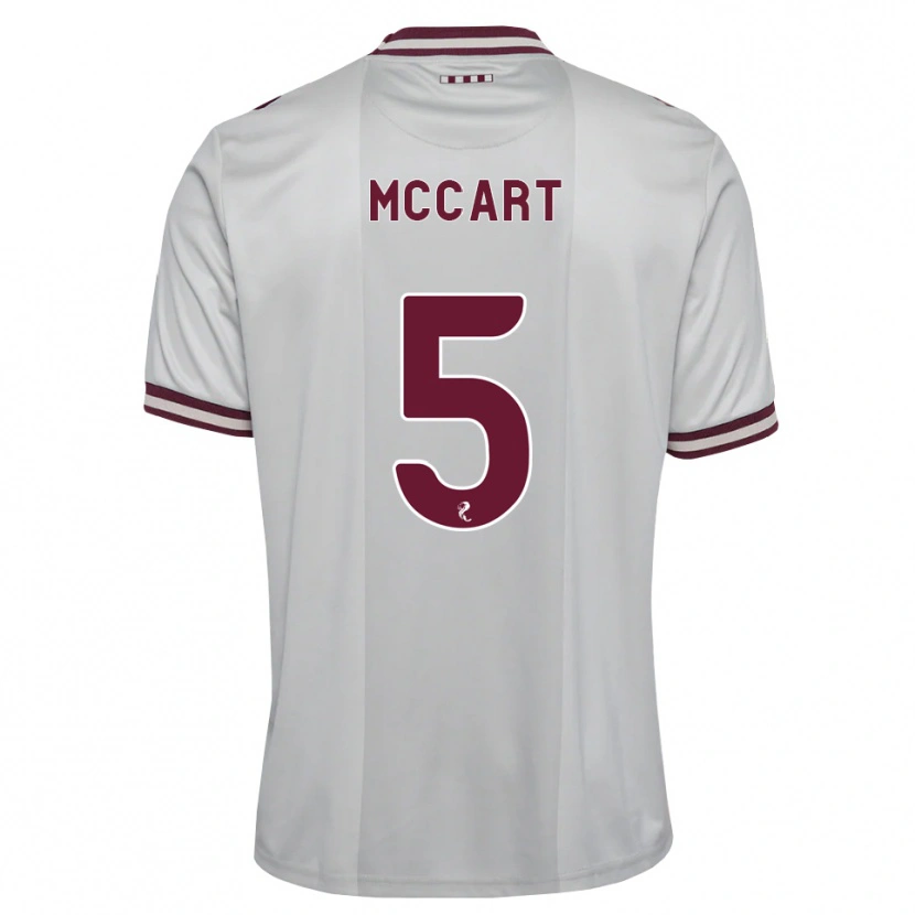 Danxen Kinder Jamie Mccart #5 Weiß Burgunder Auswärtstrikot Trikot 2026/27 T-Shirt Schweiz
