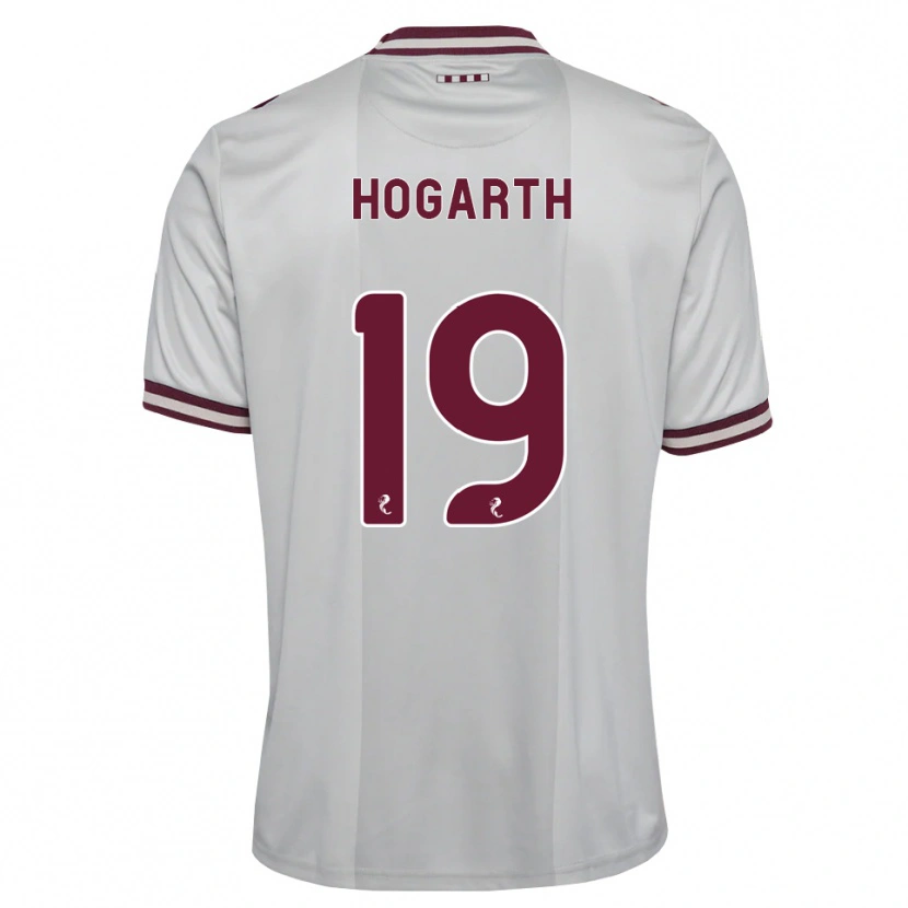 Danxen Kinder Taylor Hogarth #19 Weiß Burgunder Auswärtstrikot Trikot 2026/27 T-Shirt Schweiz