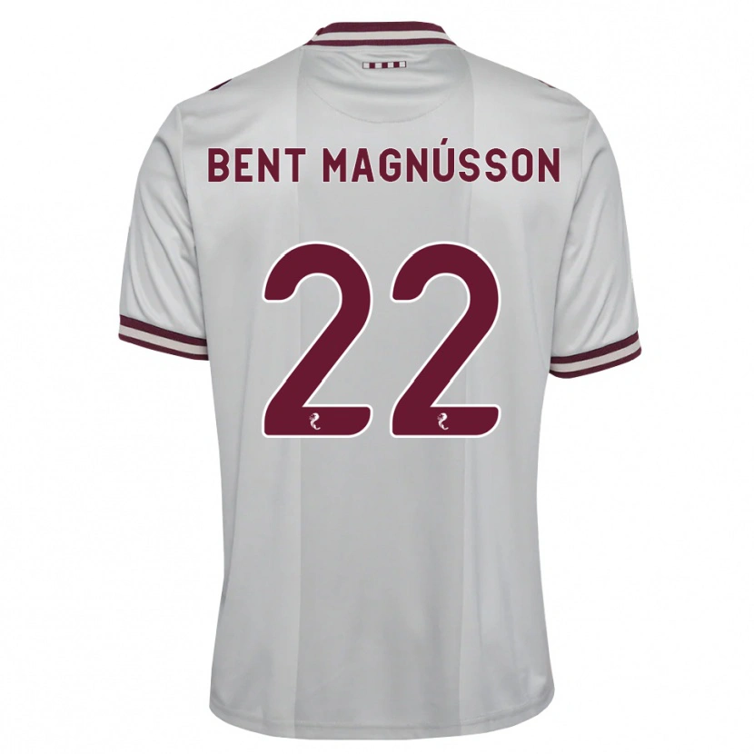 Danxen Kinder Tómas Bent Magnússon #22 Weiß Burgunder Auswärtstrikot Trikot 2026/27 T-Shirt Schweiz