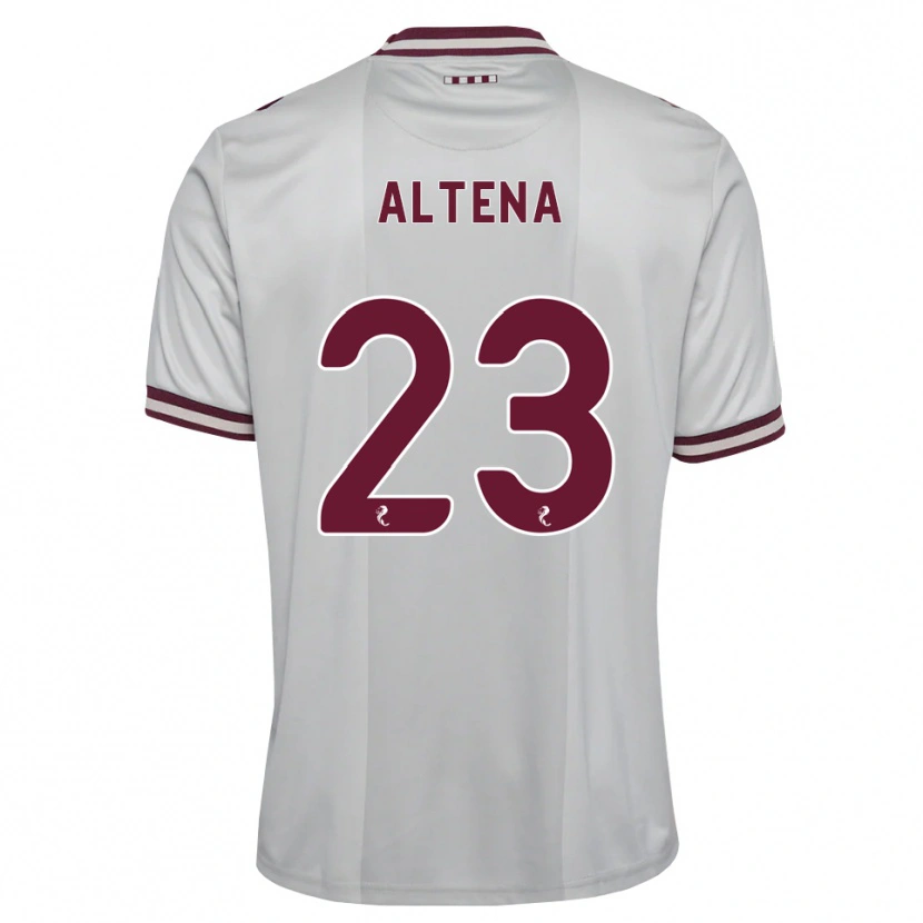 Danxen Kinder Jordi Altena #23 Weiß Burgunder Auswärtstrikot Trikot 2026/27 T-Shirt Schweiz