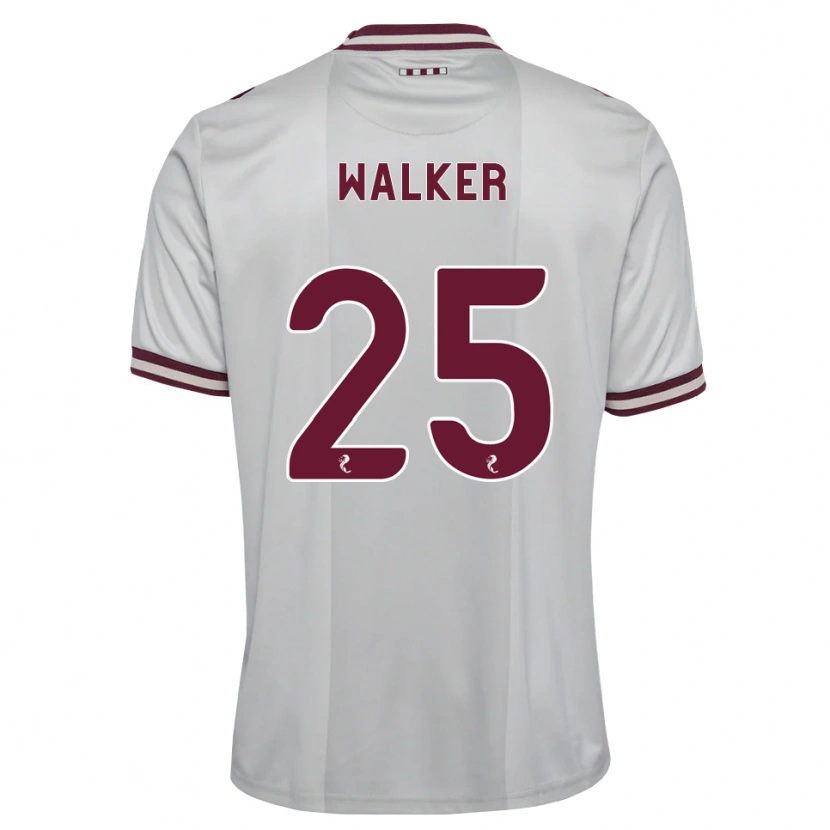 Danxen Kinder Liam Walker #25 Weiß Burgunder Auswärtstrikot Trikot 2026/27 T-Shirt Schweiz