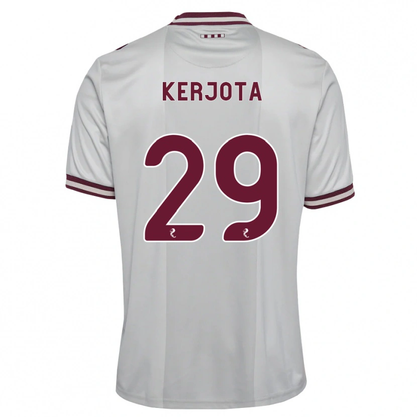Danxen Kinder Sabah Kerjota #29 Weiß Burgunder Auswärtstrikot Trikot 2026/27 T-Shirt Schweiz