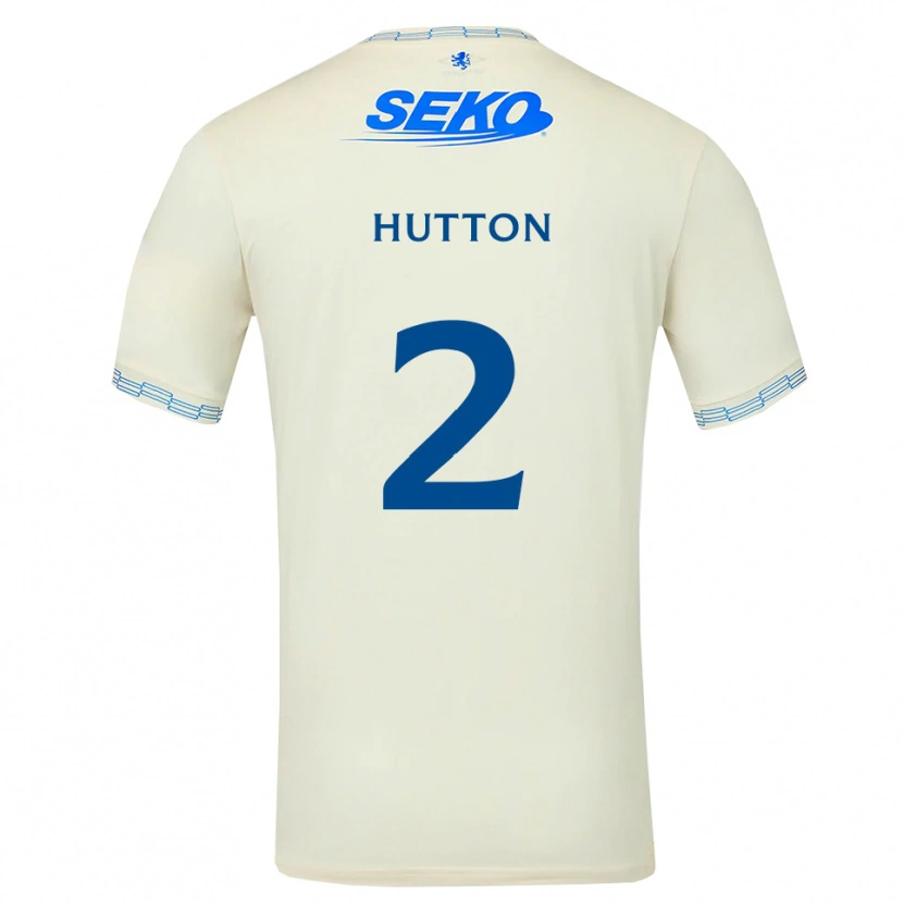 Danxen Kinder Ben Hutton #2 Tiefseeblau Weiß Auswärtstrikot Trikot 2026/27 T-Shirt Schweiz