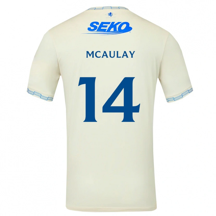Danxen Kinder Mia Mcaulay #14 Tiefseeblau Weiß Auswärtstrikot Trikot 2026/27 T-Shirt Schweiz