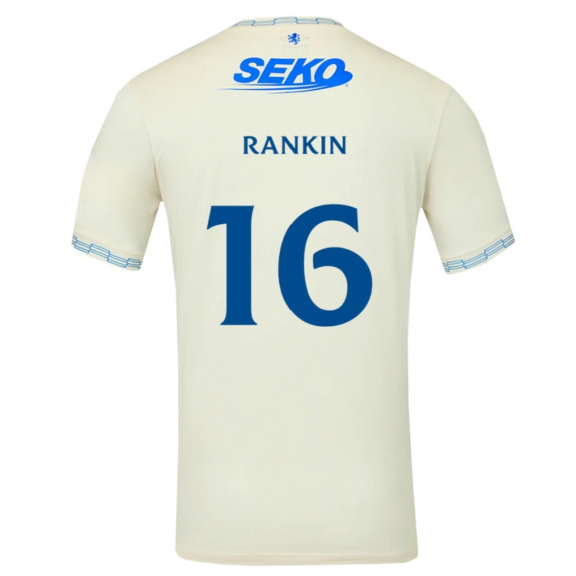 Danxen Kinder Luca Rankin #16 Tiefseeblau Weiß Auswärtstrikot Trikot 2026/27 T-Shirt Schweiz
