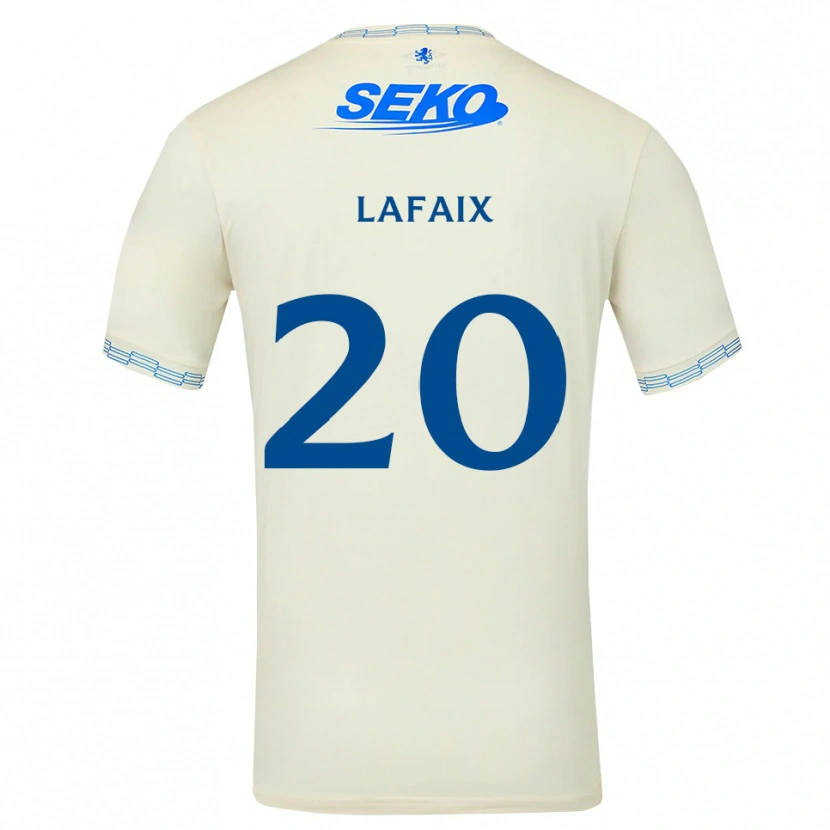 Danxen Kinder Camille Lafaix #20 Tiefseeblau Weiß Auswärtstrikot Trikot 2026/27 T-Shirt Schweiz