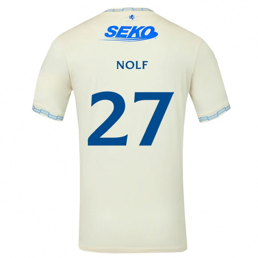 Danxen Kinder Madeline Nolf #27 Tiefseeblau Weiß Auswärtstrikot Trikot 2026/27 T-Shirt Schweiz