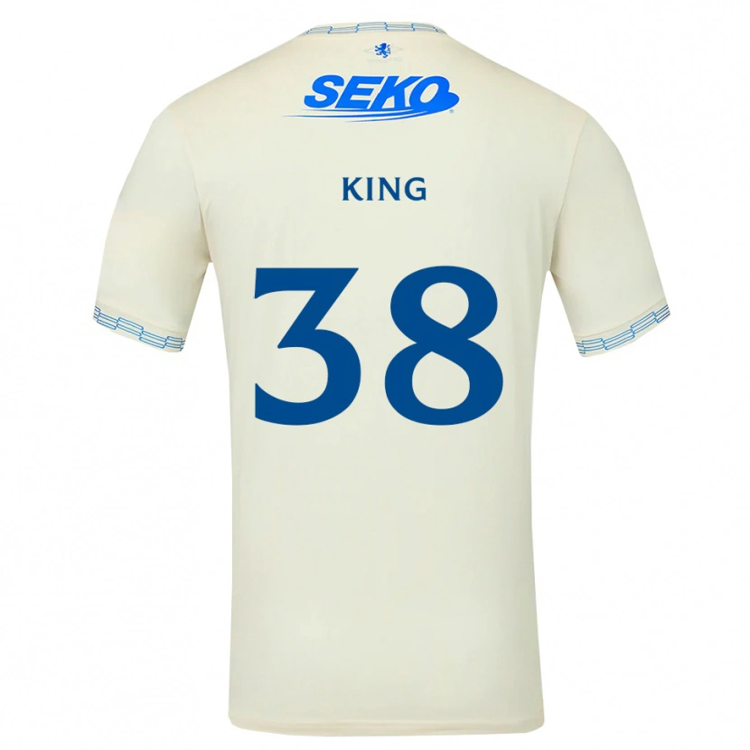 Danxen Kinder Leon King #38 Tiefseeblau Weiß Auswärtstrikot Trikot 2026/27 T-Shirt Schweiz