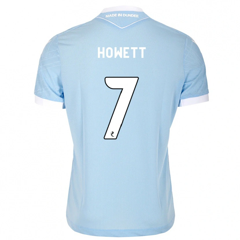 Danxen Kinder Leo Howett #7 Himmelblau Weiß Auswärtstrikot Trikot 2026/27 T-Shirt Schweiz