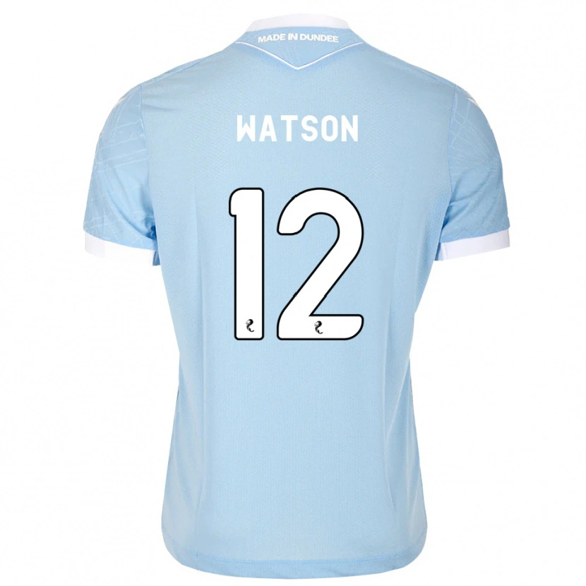 Danxen Kinder Johnny Watson #12 Himmelblau Weiß Auswärtstrikot Trikot 2026/27 T-Shirt Schweiz