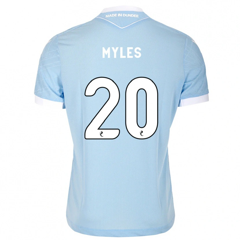 Danxen Kinder Logan Myles #20 Himmelblau Weiß Auswärtstrikot Trikot 2026/27 T-Shirt Schweiz