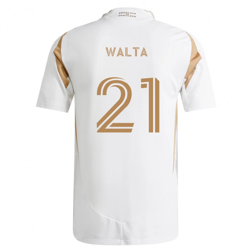 Danxen Kinder Leo Walta #21 Weiß Braun Auswärtstrikot Trikot 2026/27 T-Shirt Schweiz