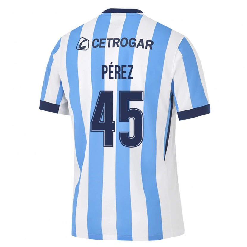 Danxen Herren Ezequiel Pérez #45 Hellblau Weiß Schwarz Heimtrikot Trikot 2026/27 T-Shirt Schweiz