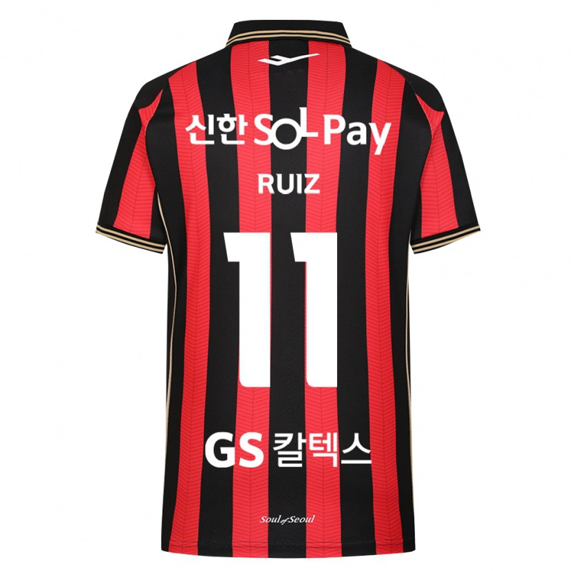 Danxen Herren Leonardo Ruiz #11 Rot Weiß Schwarz Heimtrikot Trikot 2026/27 T-Shirt Schweiz