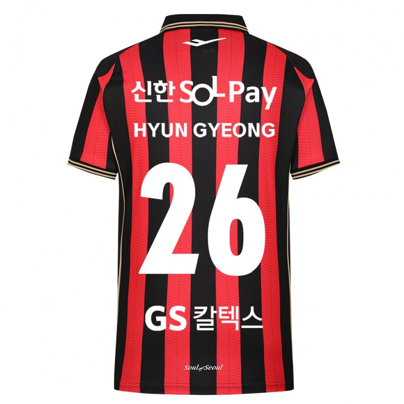 Danxen Herren Hyun-Gyeong Jeong #26 Rot Weiß Schwarz Heimtrikot Trikot 2026/27 T-Shirt Schweiz